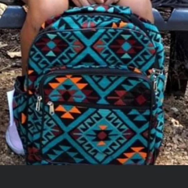 Teal/Green Backpack