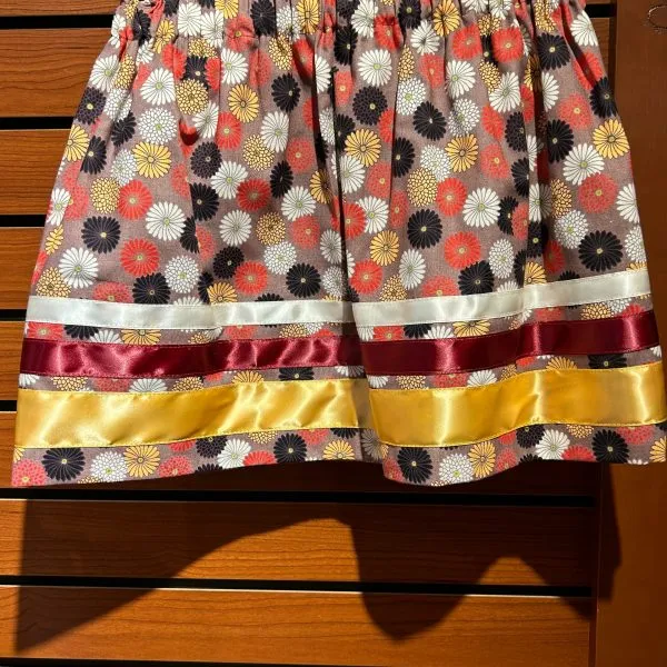 Children’s Fall Flowers Ribbon Skirt