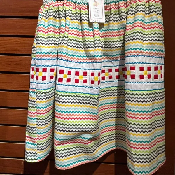 Patchwork and Ric-Rac (Print) Skirt