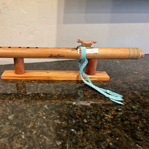 Traditional Native American Flute- Turquoise