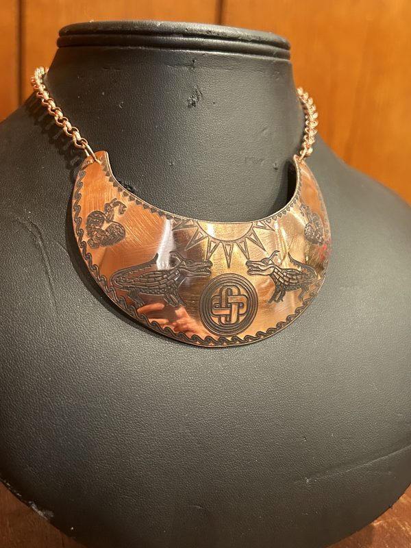 Copper Alligator Gorget - Amanda Rutland