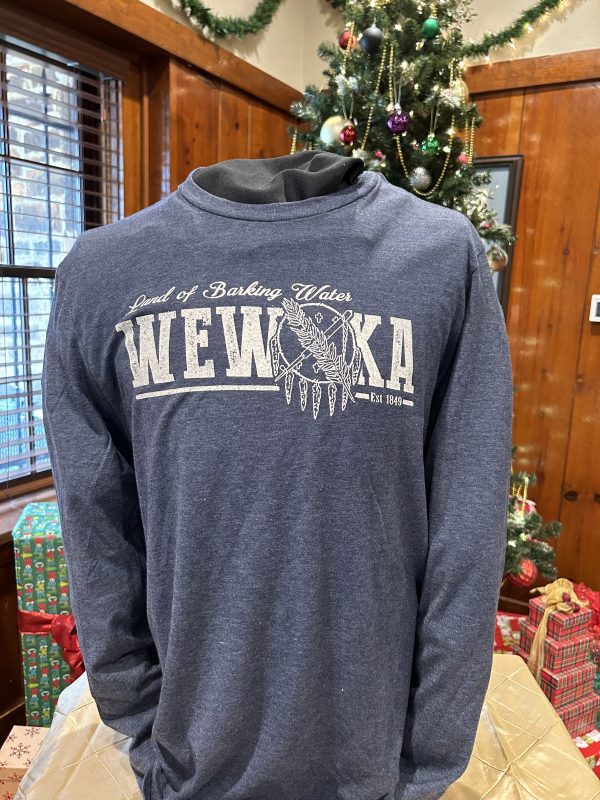 Blue Long Sleeve Wewoka T-shirt