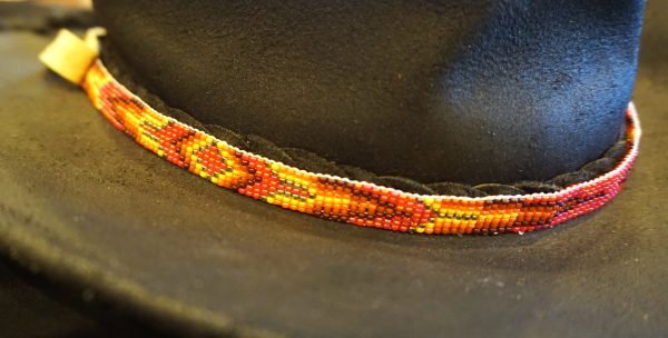 Red Southwestern Hatband