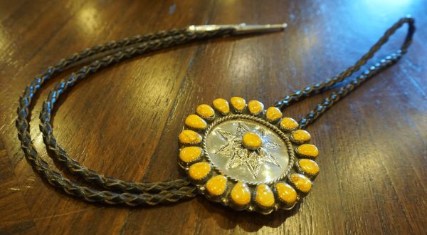 Yellow Stone Bolo Tie