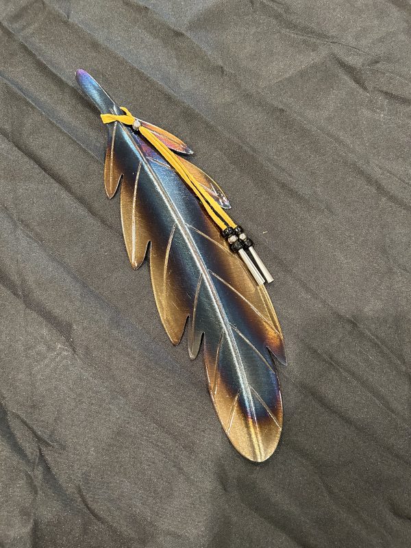 Large Metalwork Feather