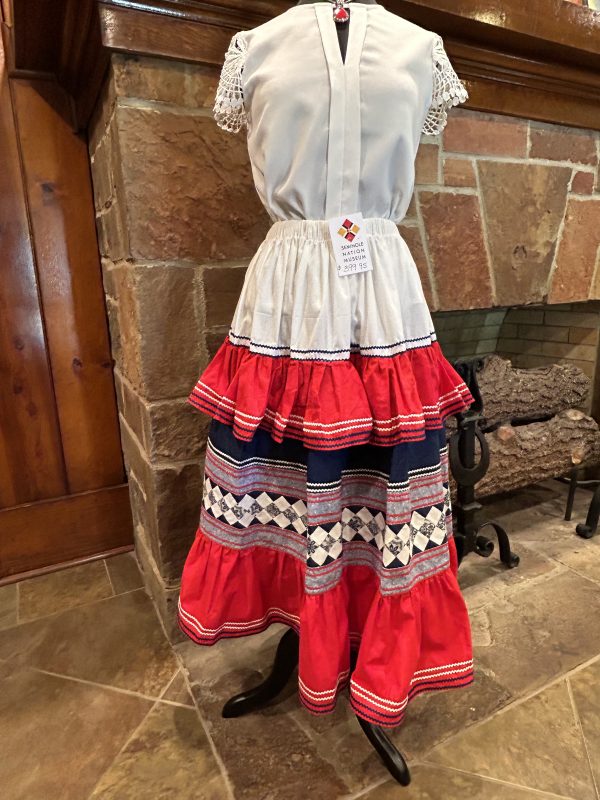 Florida Style Skirt - White/Red/Blue