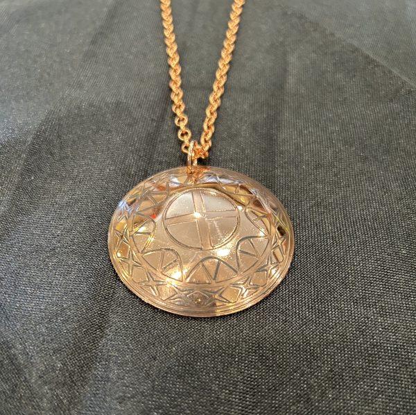 Sun Shield Medallion Necklace