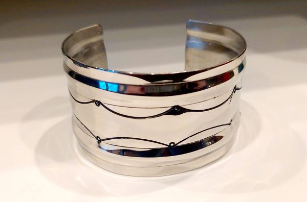 Charley Johnson German Silver Cuff