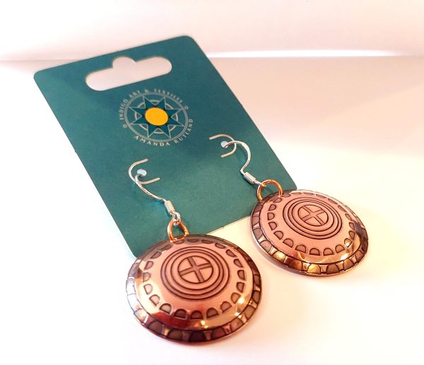 Copper Etvlwv Earrings - Amanda Rutland