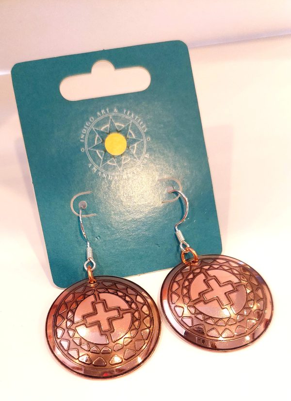 Copper Red Town Earrings - Amanda Rutland