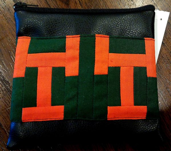 Green and Orange Coin Patchwork Coin Purse - Natasha Parks